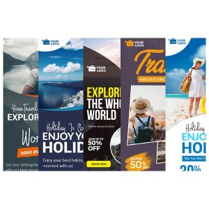 Travel Vertical Ad Templates
